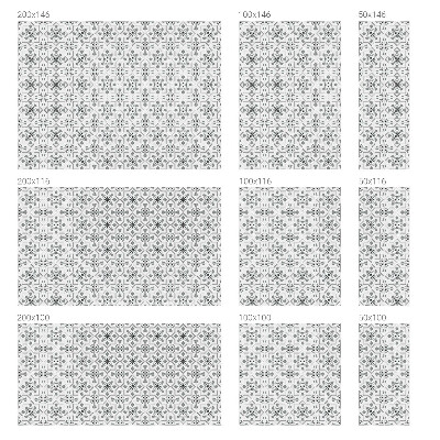 Film solaire fenêtre décoratif aspect vitrail Ornements symétriques
