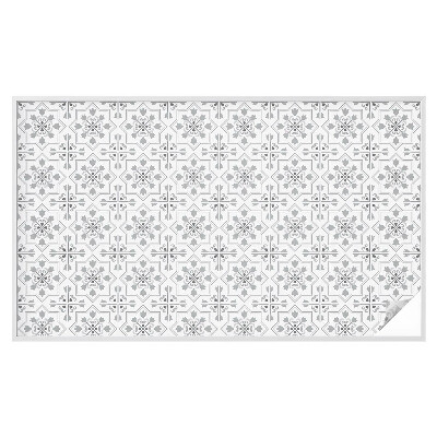 Film solaire fenêtre décoratif aspect vitrail Ornements symétriques