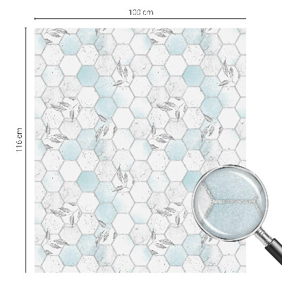 Film occultant pour fenêtre Tuiles en feuilles