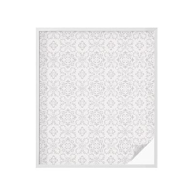 Brise-vue pour fenêtre ornements végétaux