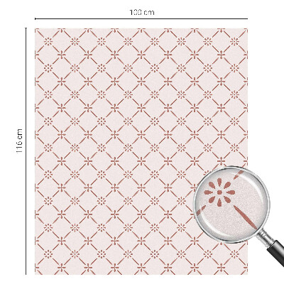 Film solaire fenêtre décoratif aspect vitrail Motifs floraux