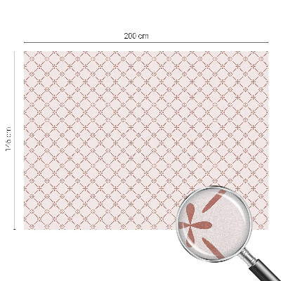 Film solaire fenêtre décoratif aspect vitrail Motifs floraux