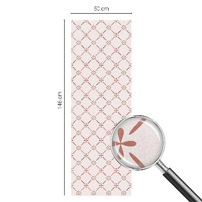 Film solaire fenêtre décoratif aspect vitrail Motifs floraux