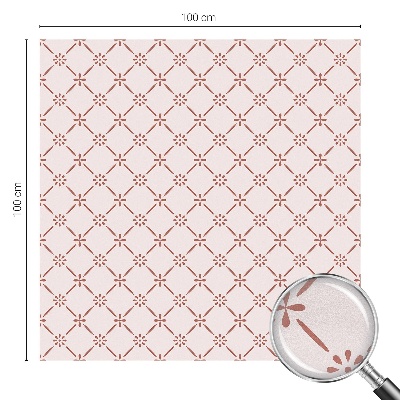 Film solaire fenêtre décoratif aspect vitrail Motifs floraux