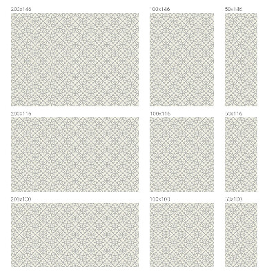 Brise-vue pour fenêtre rosettes florales