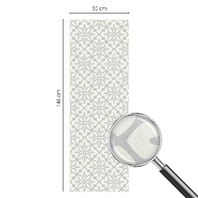 Brise-vue pour fenêtre rosettes florales