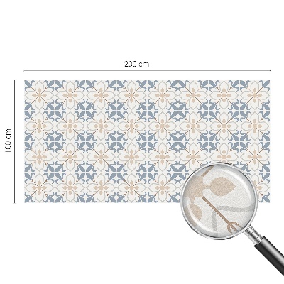 Film adhésif pour vitrage dépoli vitrail beauté florale