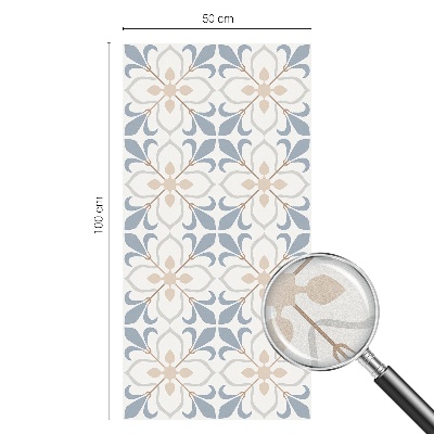 Film adhésif pour vitrage dépoli vitrail beauté florale