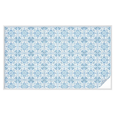 Film solaire fenêtre décoratif aspect vitrail ornements floraux