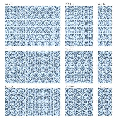 Sticker fenêtre vitrail adhésif ornement floral