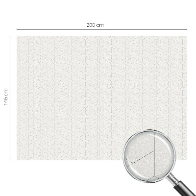 Sticker fenêtre vitrail adhésif tresse géométrique