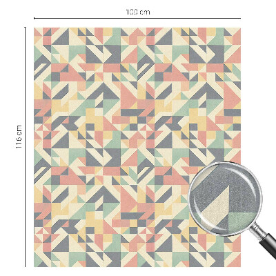 Film adhésif pour vitrage dépoli vitrail L'énergie de la géométrie