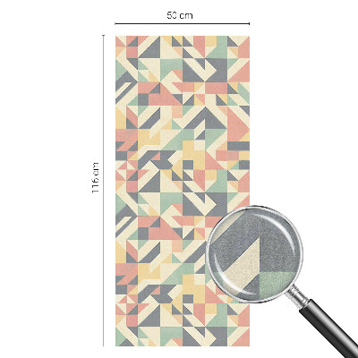 Film adhésif pour vitrage dépoli vitrail L'énergie de la géométrie