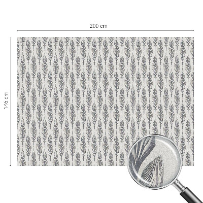 Film solaire fenêtre décoratif aspect vitrail Plumes élégantes