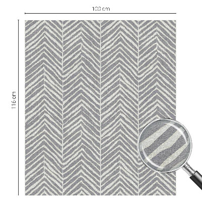 Brise-vue pour fenêtre Motif en zigzag