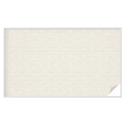 Sticker fenêtre vitrail adhésif Triangles linéaires