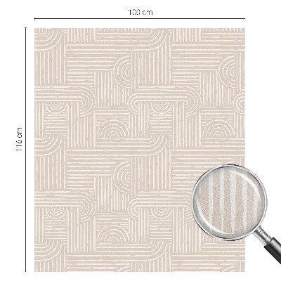 Film occultant pour fenêtre Motif géométrique