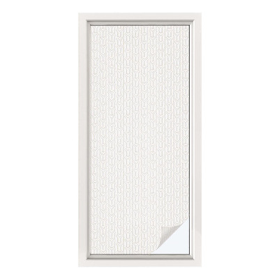 Film adhésif pour vitrage dépoli vitrail nœud délicat