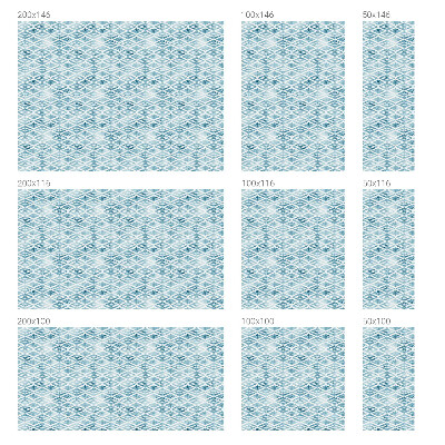 Film solaire fenêtre décoratif aspect vitrail Losanges bleus