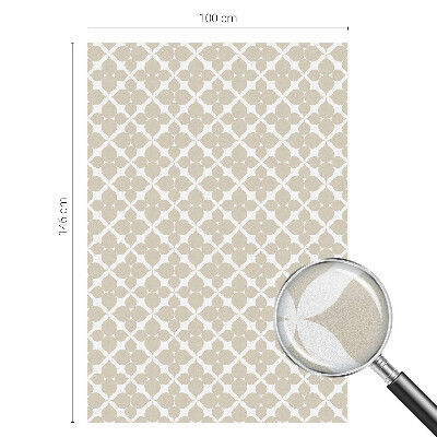 Film occultant pour fenêtre feuilles géométriques