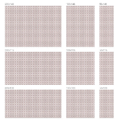 Brise-vue pour fenêtre Géométrie de l'harmonie