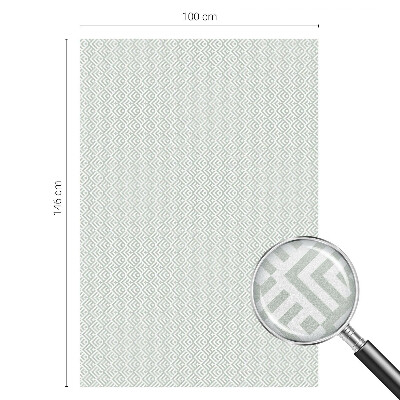 Sticker fenêtre vitrail adhésif Motif géométrique