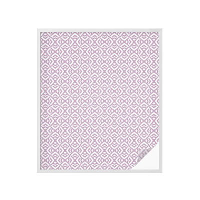 Film solaire fenêtre décoratif aspect vitrail Formes violettes