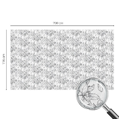 Brise-vue pour fenêtre élégance florale