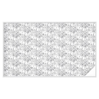 Brise-vue pour fenêtre élégance florale