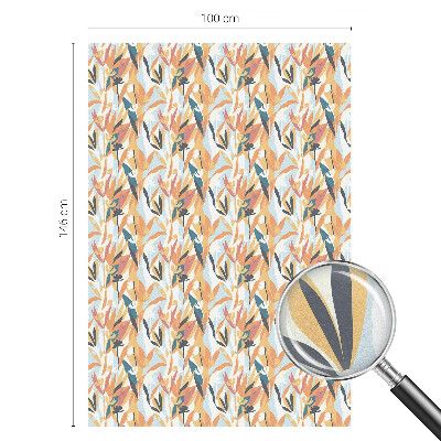 Film solaire fenêtre décoratif aspect vitrail énergie botanique