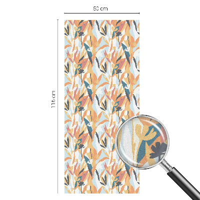 Film solaire fenêtre décoratif aspect vitrail énergie botanique