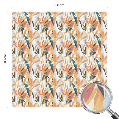 Film solaire fenêtre décoratif aspect vitrail énergie botanique