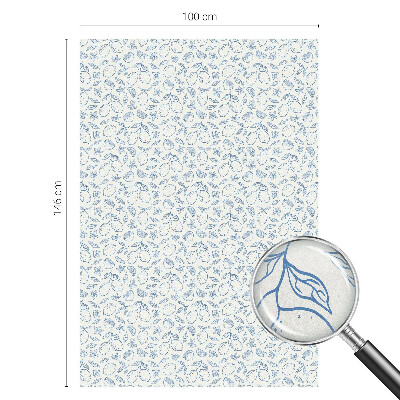 Sticker fenêtre vitrail adhésif Motif citron