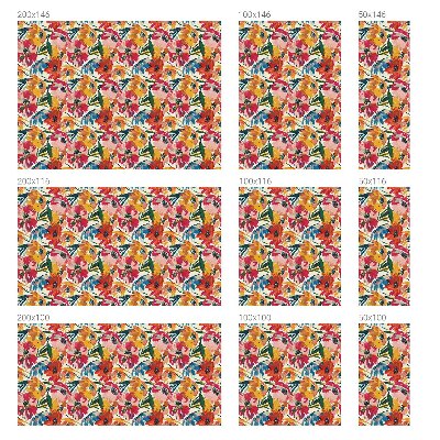 Film adhésif pour vitrage dépoli vitrail explosion de fleurs