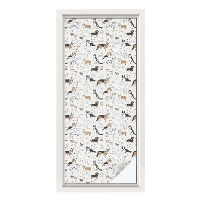 Brise-vue pour fenêtre Motifs de chiens