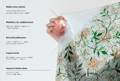 Brise-vue pour fenêtre aquarelles florales