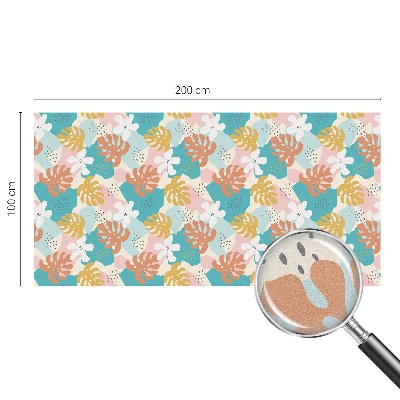 Film solaire fenêtre décoratif aspect vitrail Nature exotique