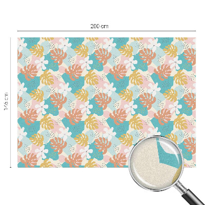 Film solaire fenêtre décoratif aspect vitrail Nature exotique