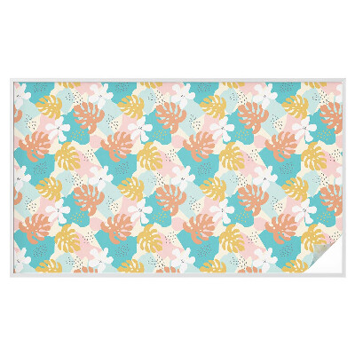 Film solaire fenêtre décoratif aspect vitrail Nature exotique