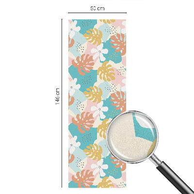 Film solaire fenêtre décoratif aspect vitrail Nature exotique