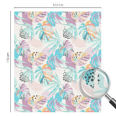 Brise-vue pour fenêtre jungle abstraite