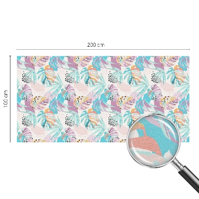 Brise-vue pour fenêtre jungle abstraite