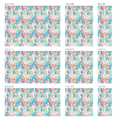 Brise-vue pour fenêtre jungle abstraite