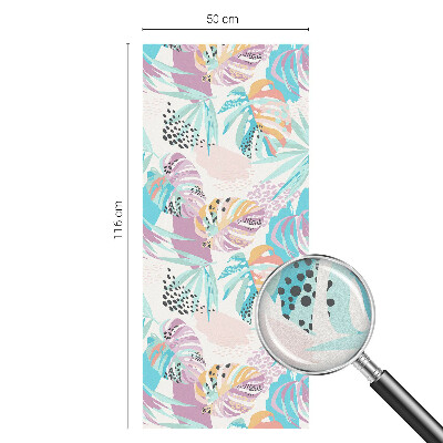 Brise-vue pour fenêtre jungle abstraite