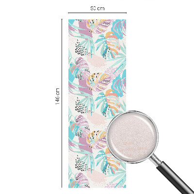 Brise-vue pour fenêtre jungle abstraite