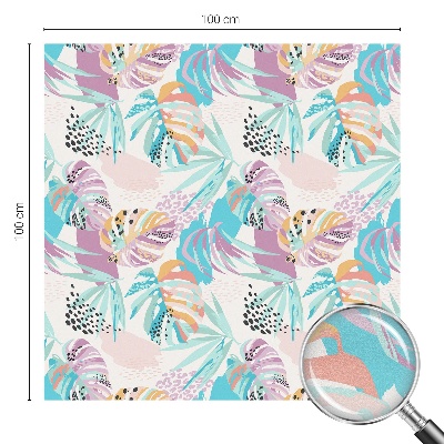 Brise-vue pour fenêtre jungle abstraite