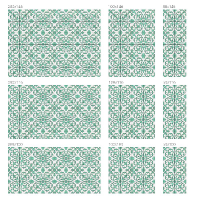 Sticker fenêtre vitrail adhésif Ornements classiques