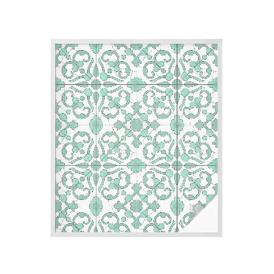 Sticker fenêtre vitrail adhésif Ornements classiques