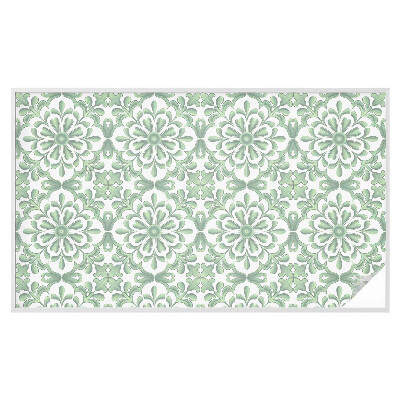 Film adhésif pour vitrage dépoli vitrail Feuilles vertes