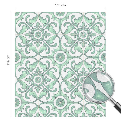 Brise-vue pour fenêtre Symétrie verte